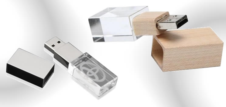promotional crystal flash drive